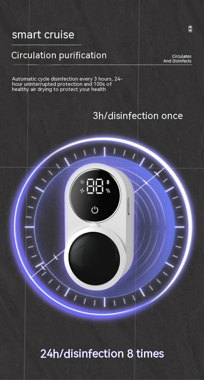 UV-C toothbrush sanitizer