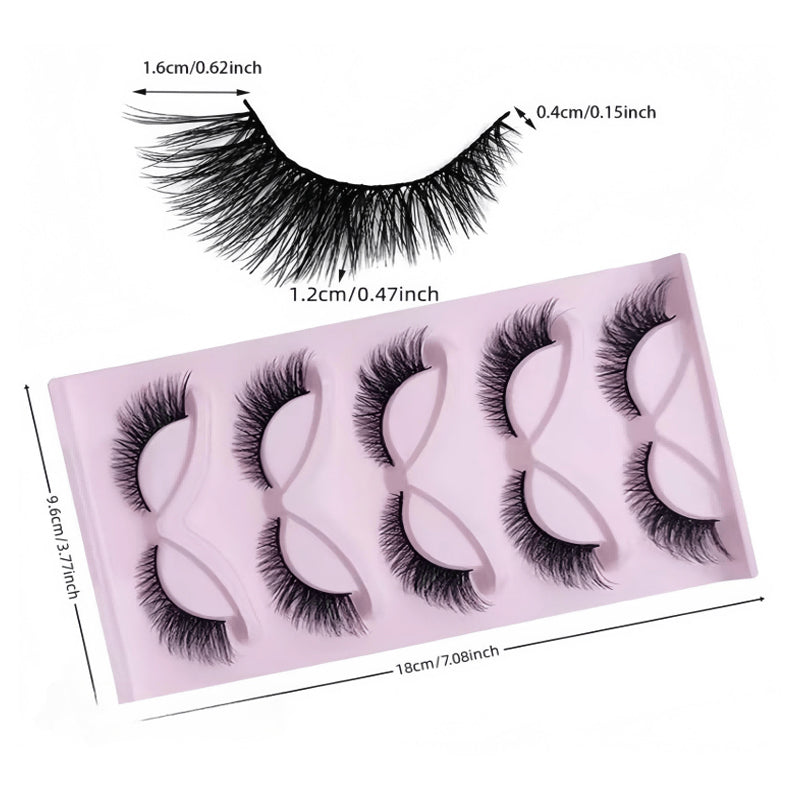 Cat Eye False Eyelashes 15 Pairs