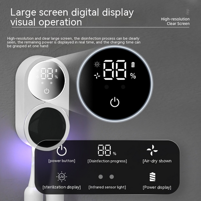 UV-C toothbrush sanitizer