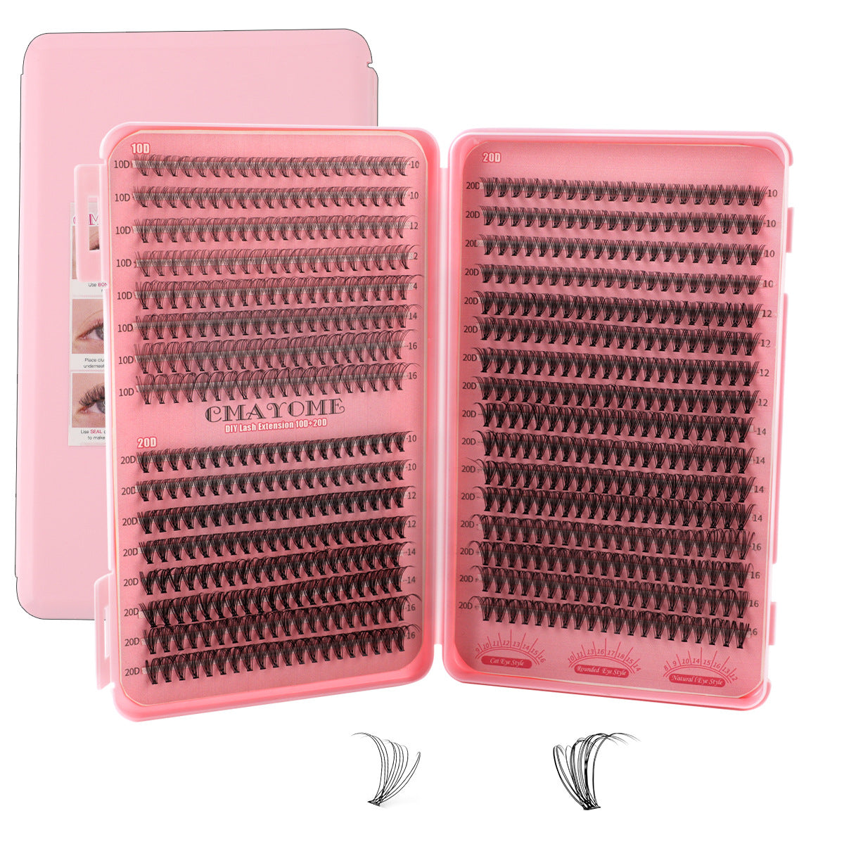 Thick Single Cluster Individual False Eyelash Eyelash Book