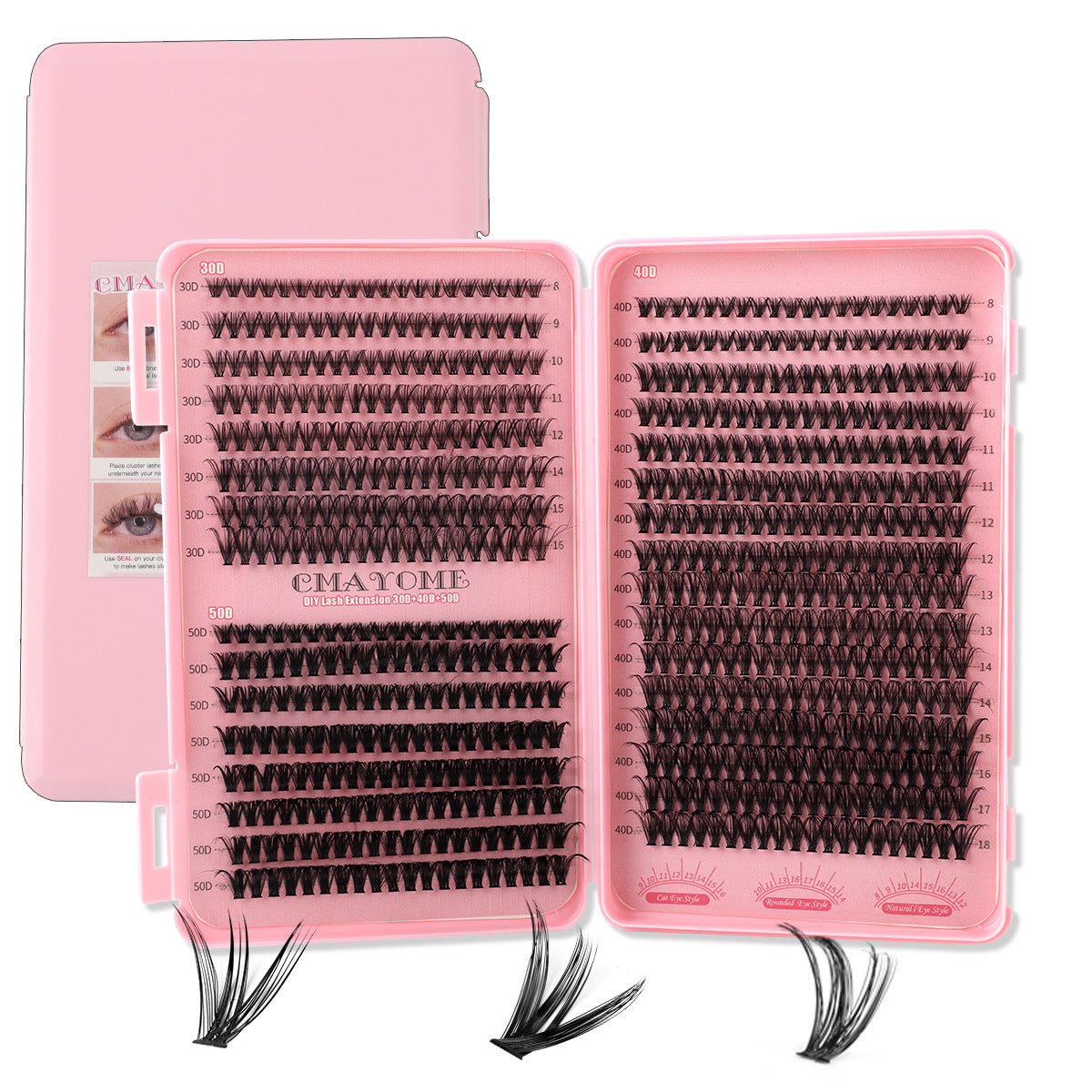 Thick Single Cluster Individual False Eyelash Eyelash Book