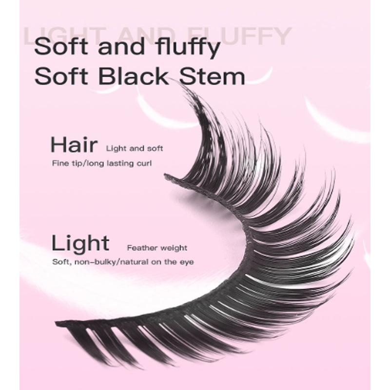 Cat Eye False Eyelashes 15 Pairs