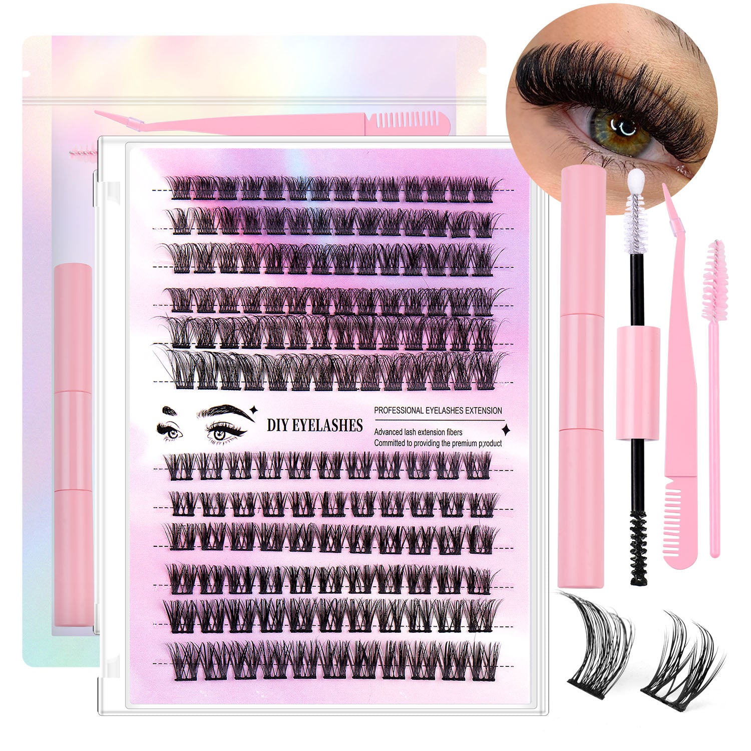 segmented lash clusters