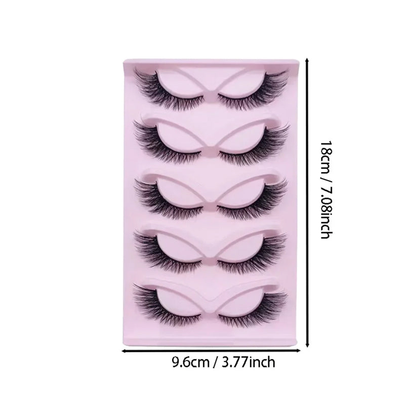Cat Eye False Eyelashes 15 Pairs