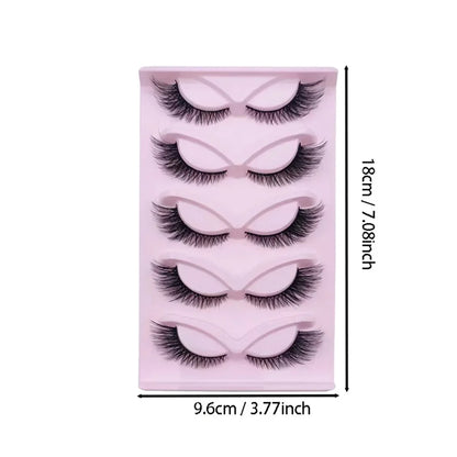 Cat Eye False Eyelashes 15 Pairs