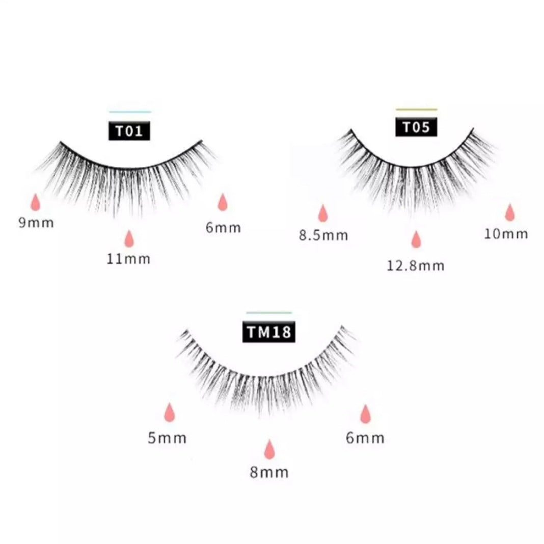Reusable Magnetic Eyelashes: No Eyeliner Or Glue Needed