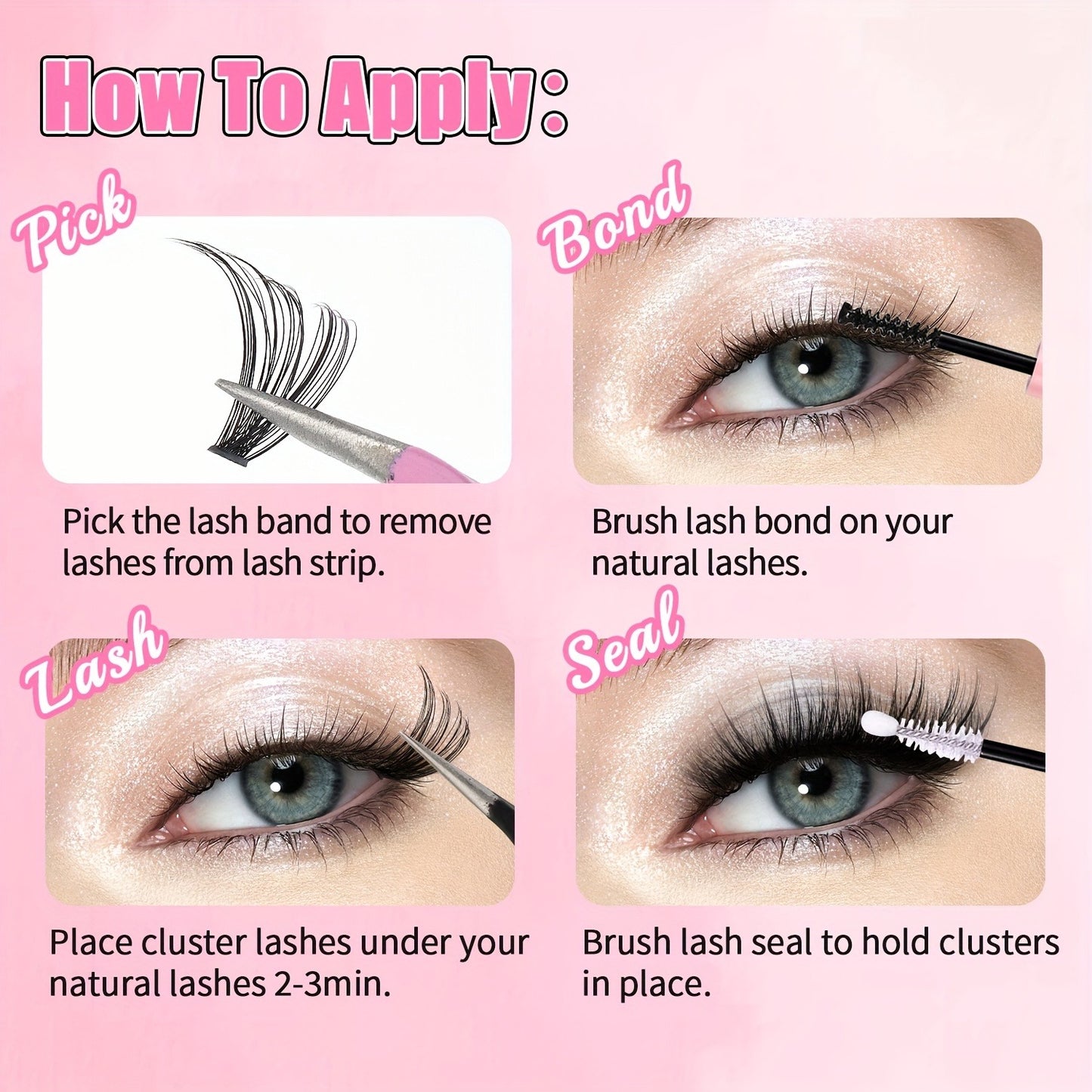 segmented lash clusters